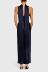 Ashton Maxi in Satin