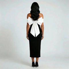 Sabrina Bow Midi Dress