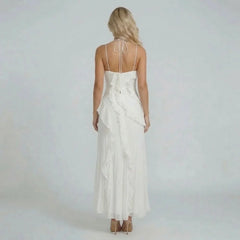 Nathalie Ruffle Maxi Dress