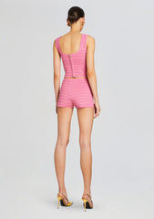 Sandra Metallic Bandage Knit Short