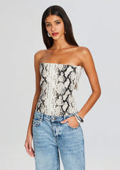 Leonie Leather Top