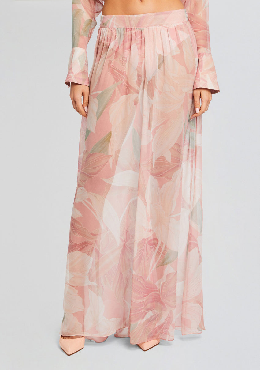 Zeca Silk Chiffon Pant