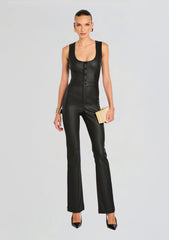 Mckinnon Coated Denim Jumpsuit