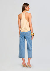 Kirt Wide Leg Cropped Jeans