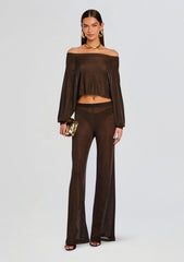Sheldon Metallic Knit Pant