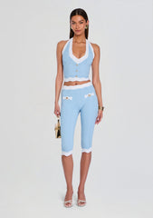 Leena Metallic Rib Knit Top