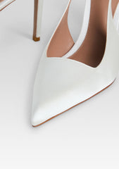 Evelyn Satin Slingback
