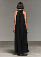 Women's Ruffle Maxi Dress | Sleeveless Tiered Ruffle Summer Maxi Dress