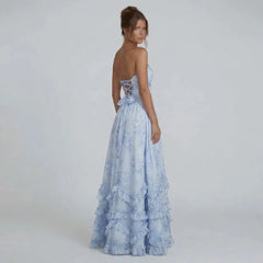 Vivienne Ruffle Maxi Dress