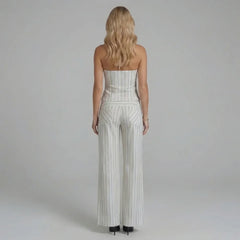 Loren Wide-Leg Pants Set