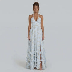 Vivienne Ruffle Maxi Dress