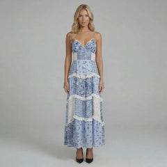 Thalia Tiered Maxi Dress
