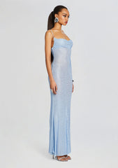 Shilo Embellished Silk Dress