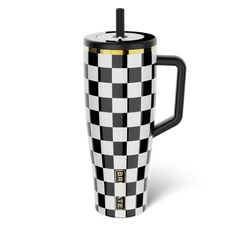 Brumate Era 40oz Black & White Checker