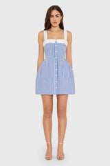 Mindy Dress in Bayhaven Stripe