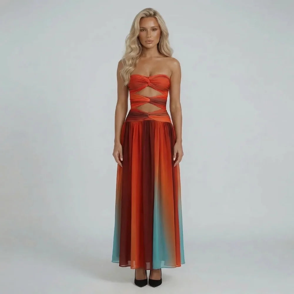 Haley Ombre Maxi Dress