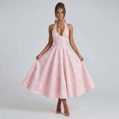 Ava Jacquard Midi Dress
