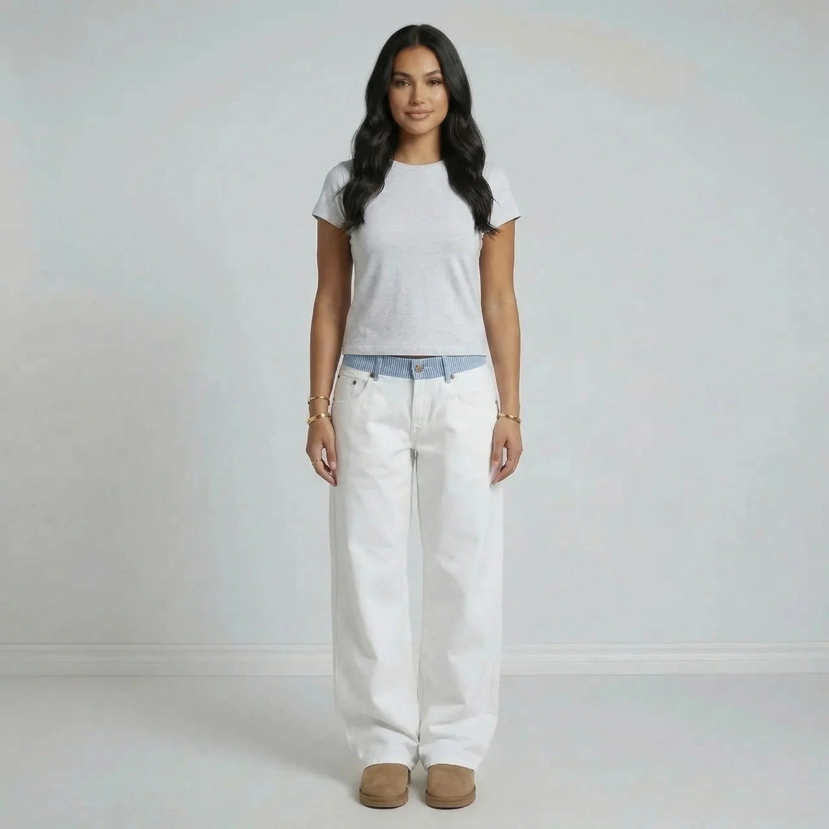 Jodie Contrast Jeans