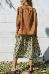 Checkered Green skirt