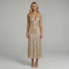 Emily Sequin Midi Dress
