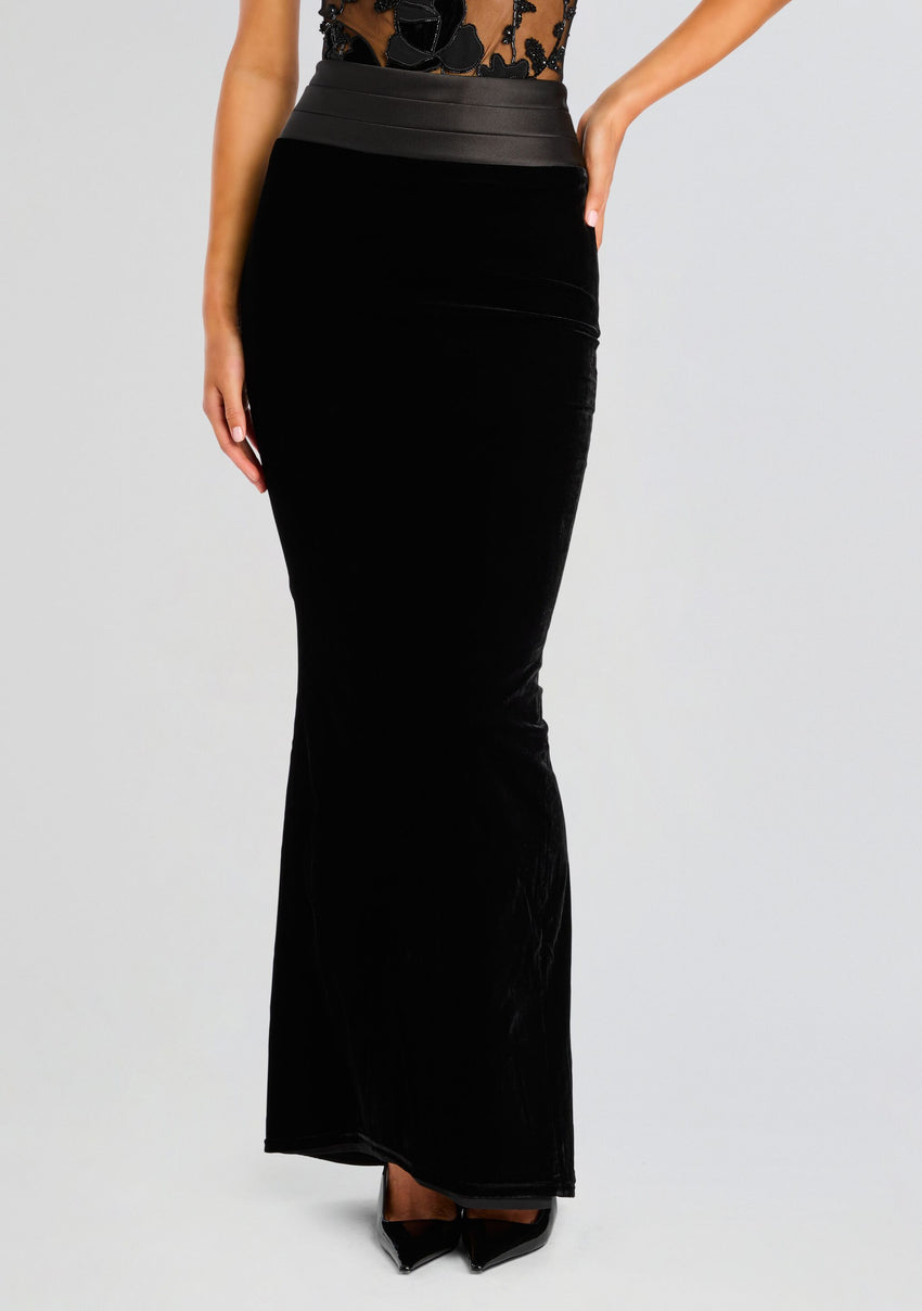 Flora Velvet Skirt