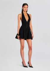 Cinzia Metallic Knit Dress