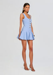 Brooke Metallic Bandage Knit Dress