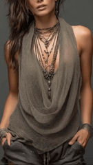 Women's Ribbed Tank Top Two-Piece Set | Casual Matching Lounge Co-ord