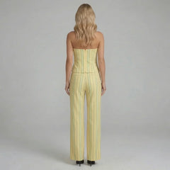 Loren Wide-Leg Pants Set