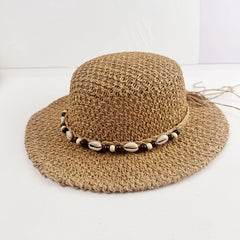 Women's Wide-Brim Sun Hat | Structured Retro Beach Hat