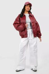 Violet Bomber Jacket