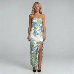 Savannah Ruffle Maxi Dress