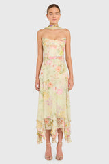 Monterey Dress With Scarf in Whistledown