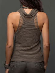 Women's Ribbed Tank Top Two-Piece Set | Casual Matching Lounge Co-ord