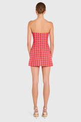 Daisy Romper in Plaid